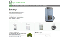 Desktop Screenshot of fyns-olie.dk